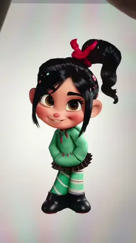 Vanellope transform in Demon #kpopdemonhunters #disney #art #GlowUp #vanellope 