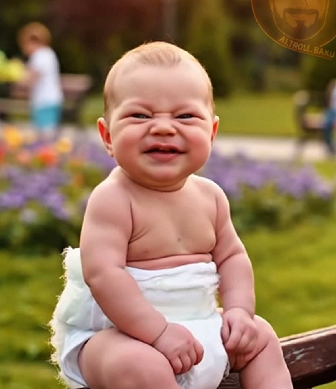 Oğraşın sifətinə bax …  #bəbə #viral #kəşfət #keşfet #baku #viral #fyp #comedyxana #ai #troll 