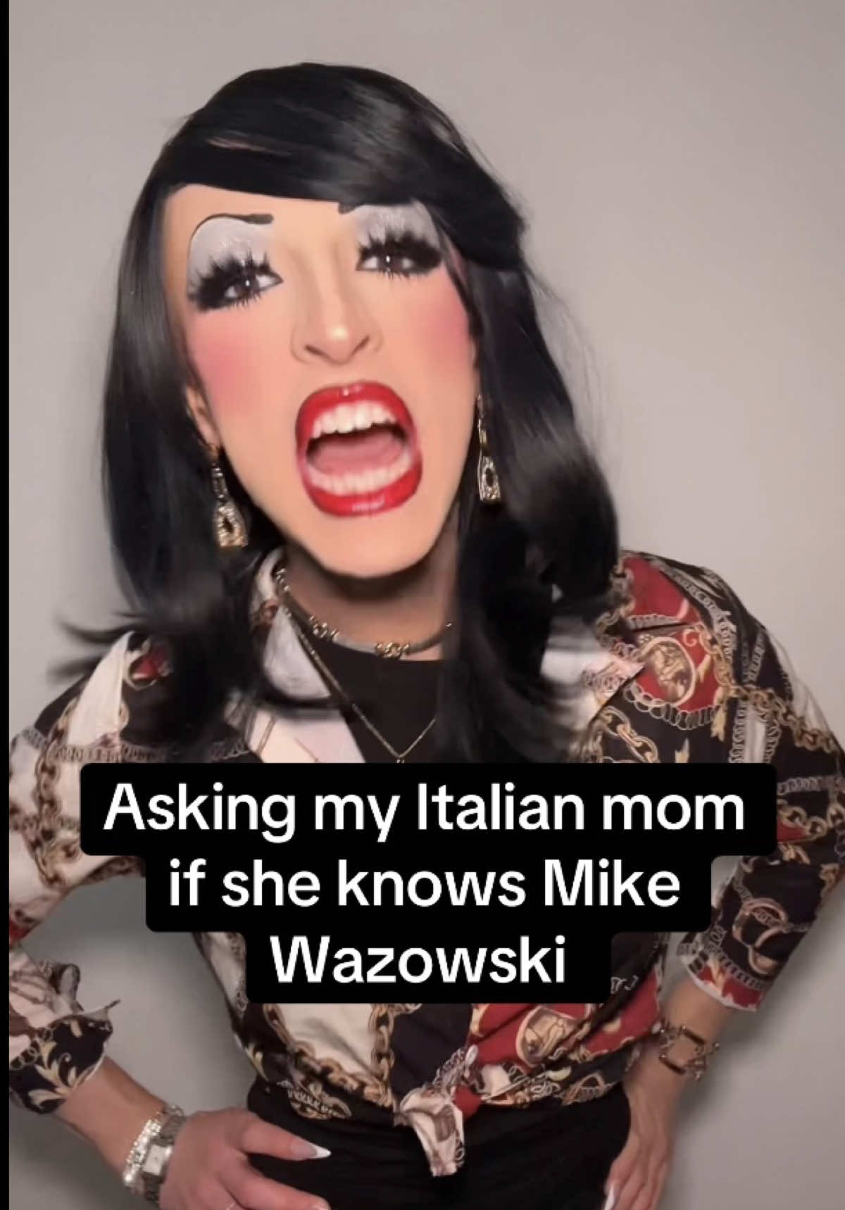 He did her dirty 😢 #italianmom #comedy #acting #drag #dragqueen 