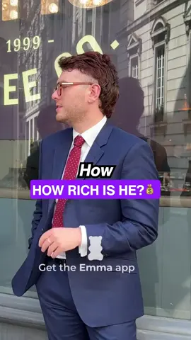 HOW RICH IS HE? #money #finance #wealth #london #uk #business #savings