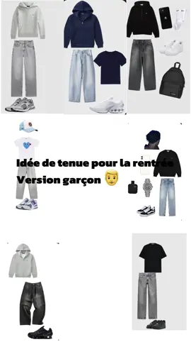 Idée de tenue pour la rentrée version garçon 👦                                         #fyp #pourtoii #outfit #garçon ##musica