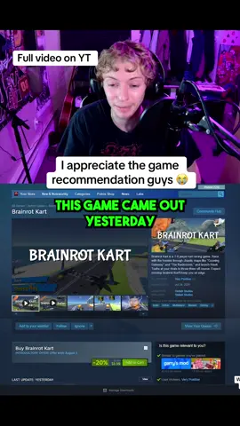 YT - WinterMG #steamgames #wintermg #badsteamgames #brainrot #mariokart 