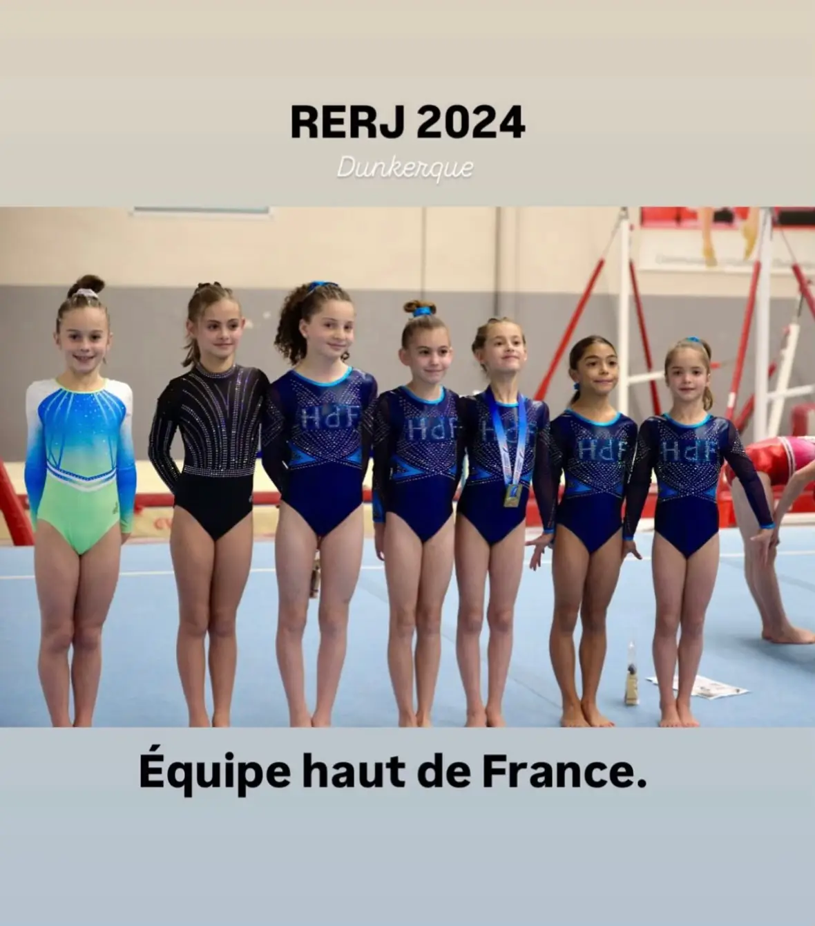 Tellement fière d’avoir représenter ma belle région hauts de France à la revue d’effectif ☺️🤩❤️  Être permis les meilleurs gymnastes de ma région et de France 👏 #gym #gymnaste #gymnastique #ffgym #hautsdefrance 