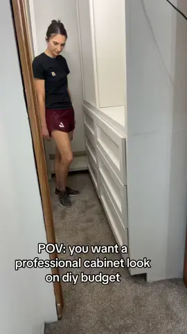 I had a vision… …& I’ll be damned if it’s not coming to life 😍 Have you been following along this entire closet makeover saga?! 🫣 I fell in love with the Hardware® shadow knurled drawer pull & now that they’re installed I love them even more. Be sure you’re following as I wrap up the closet makeover. My next project is going to be good 😉 #diyhome #closetmakeover #ladieswhodiy #learntodiy #housetohome #budgetmakeover