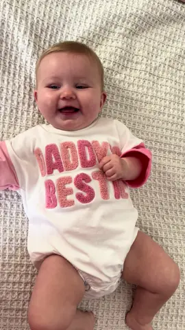 The sweetest romper for the sweetest girl. 🥰 Love the fit of these and how they will last a long time before needing to go up in size! #babyoutfits #babyclothes #MomsofTikTok #babygirl #babygiggles #momtok 