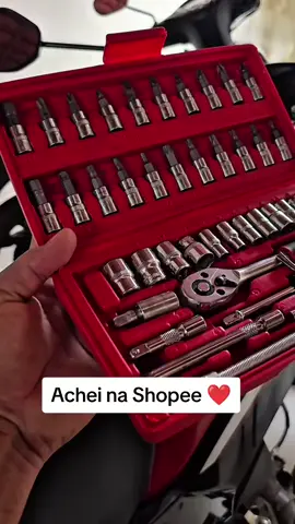 🔧✨ Organização e eficiência em um só kit! Com **40 ou 46 peças**, esse jogo de chave catraca com maleta é perfeito pra quem quer ter todas as ferramentas à mão. Ideal pra pequenos reparos, ajustes rápidos e uso no dia a dia. Compacto, completo e com soquetes reversíveis pra facilitar ainda mais! Aproveite o desconto no link dos comentários! 👇🔥 #KitDeFerramentas #ChaveCatraca #AchadinhosTikTok #FerramentasEmCasa #DicaDeCasa #MaletaDeFerramentas #TikTokBrasil #FaçaVocêMesmo #Organização #CasaPrática #fy #foryou