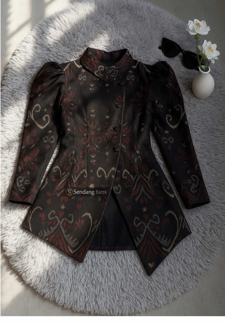 Blouse Batik Janggan Wanita Lengan Puff Motif Sentani Bahan Katun Prima Solo#blousemurah#blousecantik#blousedesign#blousewanita#blousebatik#fyp 