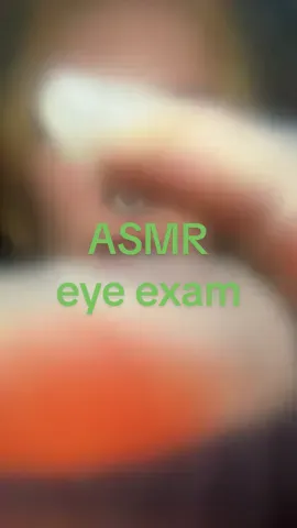 Your eyes might be sore after this #asmr #asmreyeexam #lofiasmr 