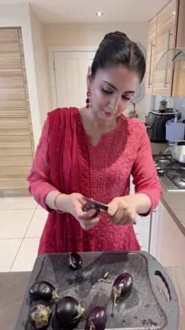 Made Hyderabadi bagare bangan and did food prep for tomorrow’s dawat.  #myrecipe #easycooking #fyp #foodprep #cleaning 