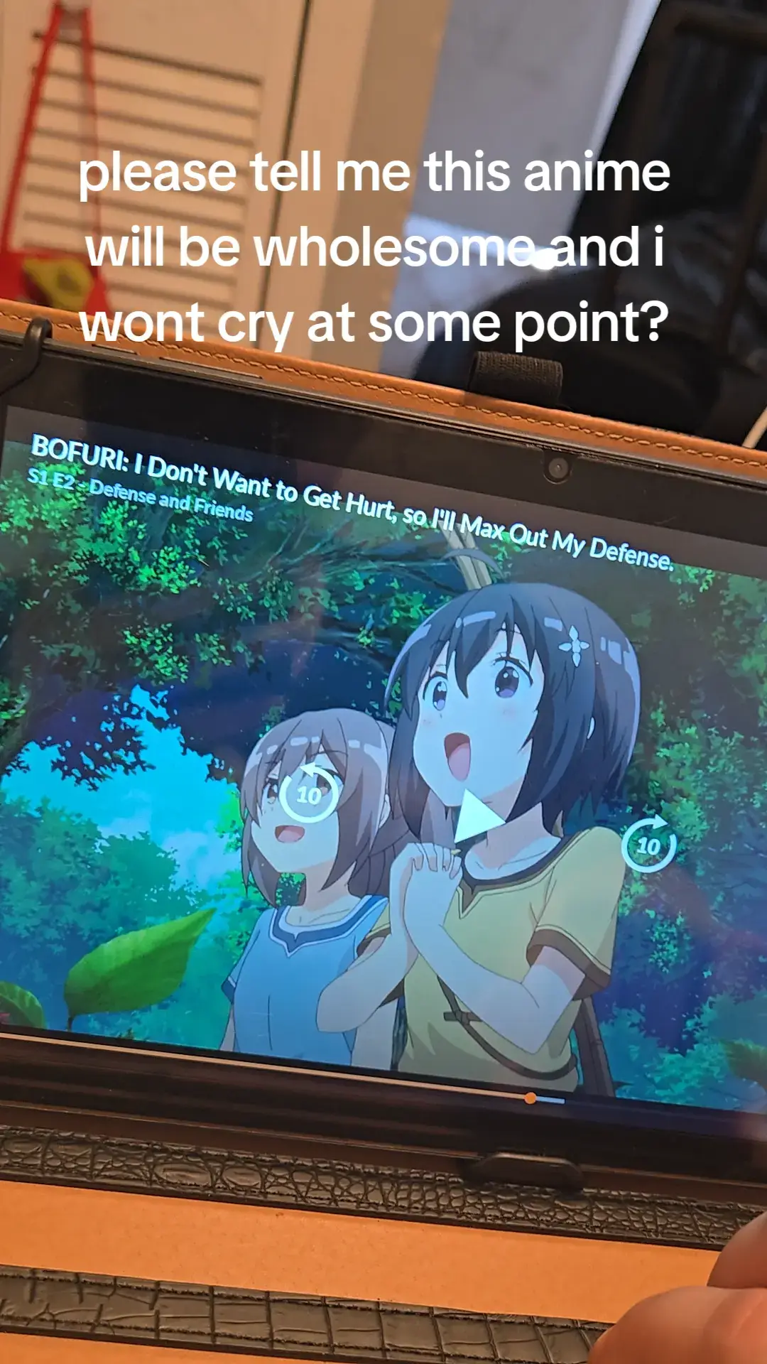 #anime #bofuri  edit: i just finished it and no tears but I loved this anime