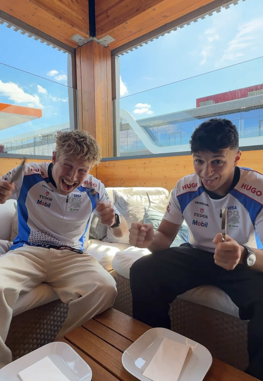What’s everyone having for their tea? 🍽️ #F1 #VCARB 