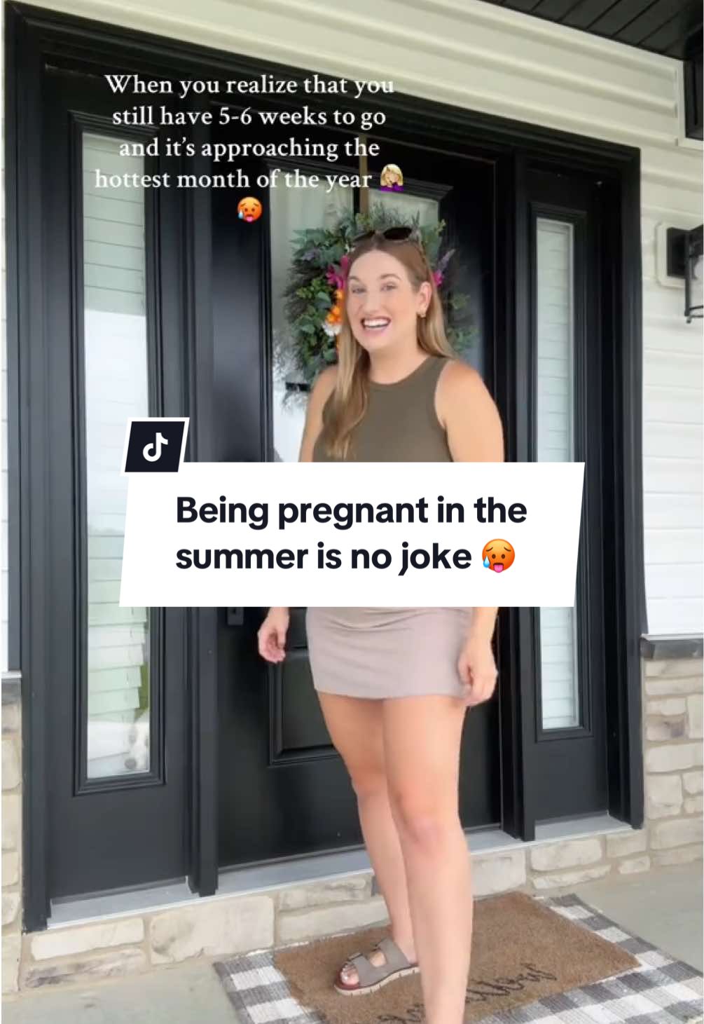 If you're in your third trimester right now, I see you. 👏🏼👏🏼 I'm typically a very positive person, but I’ve got to be honest—being pregnant in the summer (in the midwest with high humidity) is no joke. 🥵 I turn into a sweaty mess the moment I step outside! Only a few more weeks to go!! (That’s what I keep telling myself at least haha) #MomsofTikTok #expectingmom #34weekspregnant #pregnantsummer #septemberbaby 