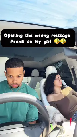 Opening the wrong message prank on my girlfriend 😅😂😂#prank #funny #funnyprank #funnymoments #viral #tiktok #foryoupage #foryou #ilovetiktok #fyp #trending #couple #coupleprank #husbandwife #couplecomedy #couplestiktok 