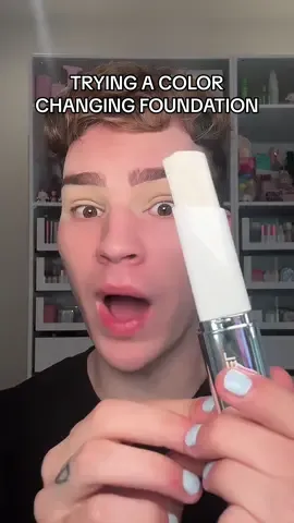 What do we think of the final result!? #foundation #makeup #makeupreview #beauty #colorchangingfoundation #foundationstick #shaderange #makeuptutorial 