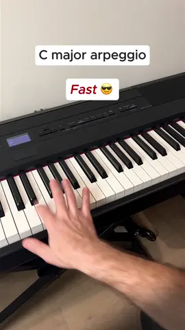 Classic C major arpeggio - super fast🔥 #piano #pianist #pianoplayer #pianolover #pianotime #pianolesson #pianotutorial