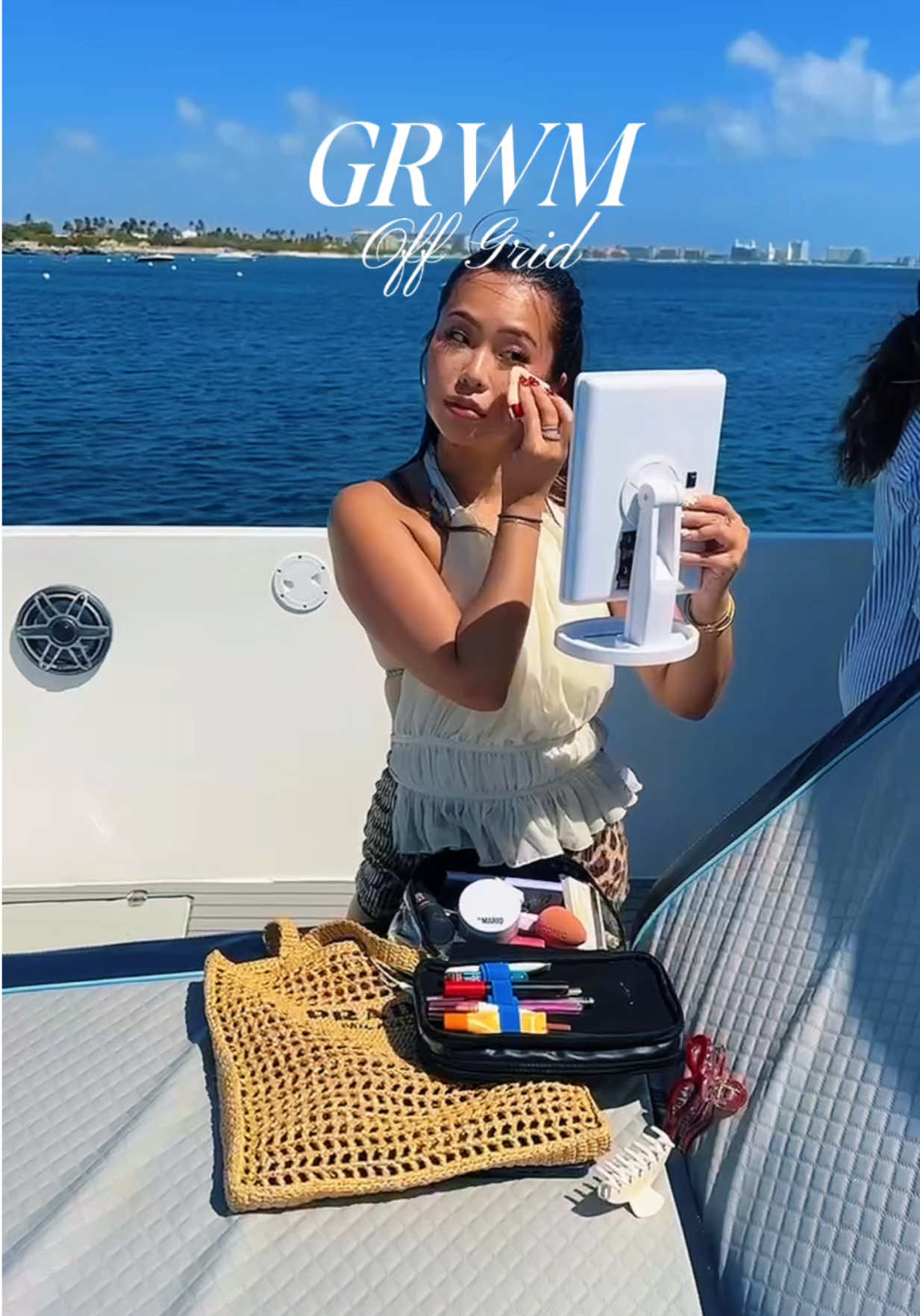 full glam to swim ready & spf is so important for body face & don’t forget lips @One Skin @Modeliste Magazine  #OneSkin #ModeAroundTheGlobe #BluAruba