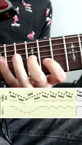 Another sweep picking lick of my own. Practice and enjoy! It can be a fun exercise and sounds very evil lol tabs for free as usual #guitar #shred #metal 