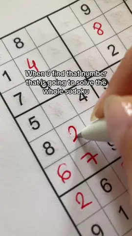 only the real ones will know 😏 #sudoku #iykyk 