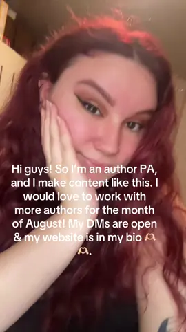 I’ve been a PA for 4 months, and I would love to work with more authors from August forward. I offer a wide range of services, and I have a website if you want to check it out! My DMs are also open if you wanna chat! ☺️☺️ #indieauthors #authorpa #contentcreation 