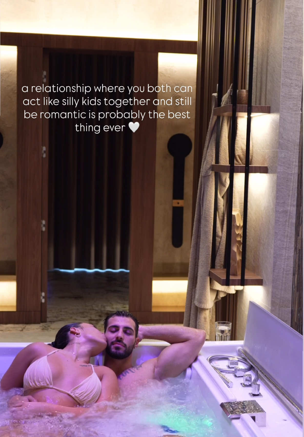Love isn’t just about grand gestures, it’s about laughing until your cheeks hurt, acting like silly kids together, and being your truest self with someone who adores every part of you. 🔐 Because the best relationships feel like home and adventure all at once. ✨ Tag your person who makes life this magical 🤍 #foreverus #TrueLove #couplegoals #romanticmoments #safeplace #innerchild #safelove #soulmate 