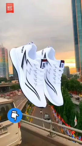 sepatu pria cowok cowo wanita cewek cewe olahraga sekolah sport sneakers lari murah dewasa hitam putih running shoes Outdoor #sepatufutsal #sepatuimport #sepatuguenih #promoguncang88 #fyp 