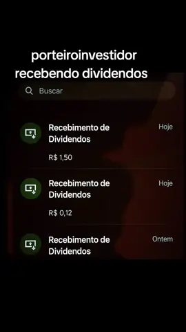 💸 R$1,63 caindo na conta sem fazer hora extra! Isso aqui é o que os bancos não te mostram... Todo mês pinga um valor diferente, mas sempre pinga. Seja 1 centavo ou 1 real, o importante é começar. 📉 Comece pequeno, mas comece. 📈 Os dividendos crescem com o tempo.   📌 Quem planta hoje, colhe tranquilidade amanhã!   #porteiroinvestidor #dividendos #rendapassiva #investimentos #liberdadesfinanceira #dinheirotrabalhando #dividendos #DePorteiroAInvestidor 