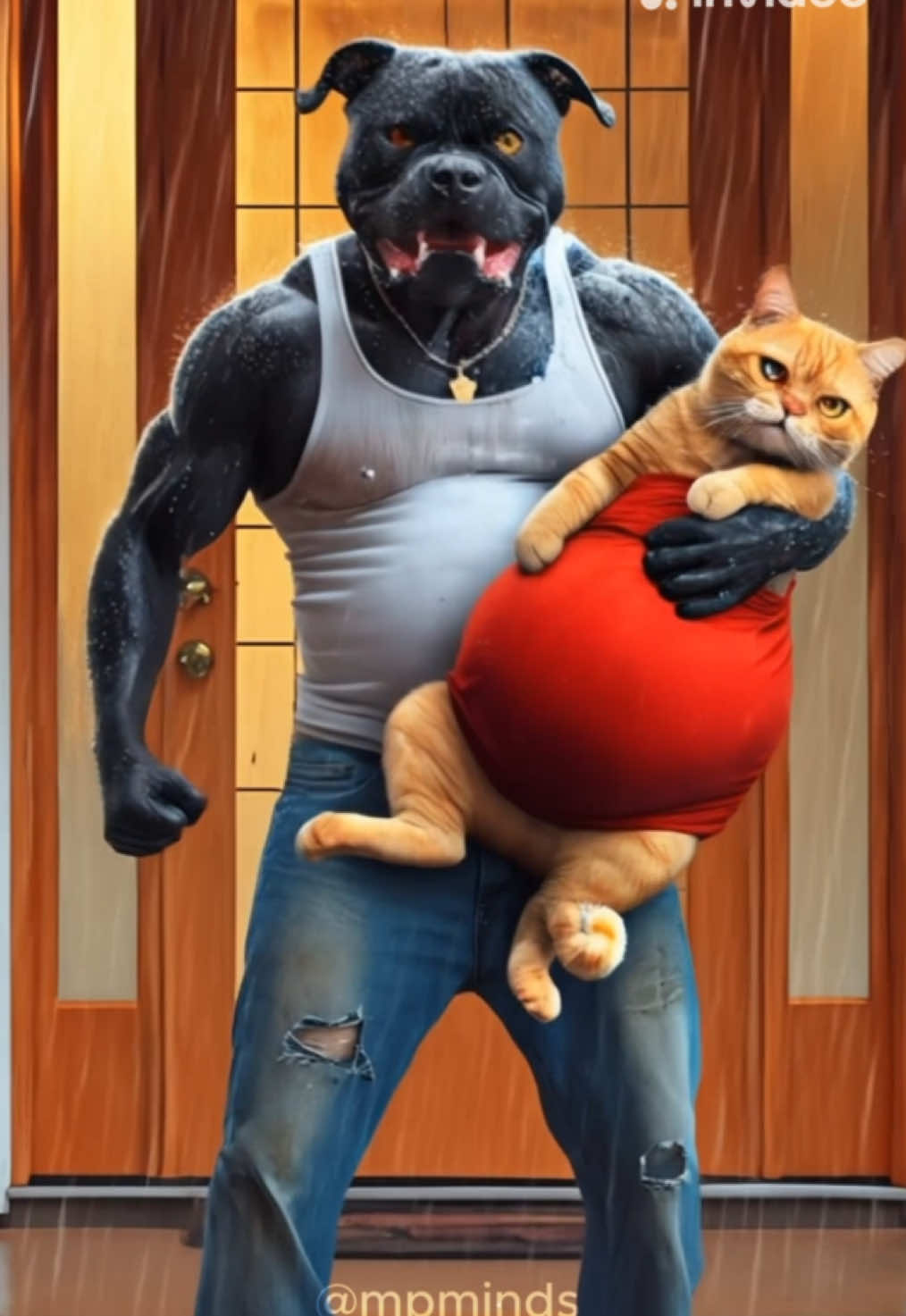Sometimes being too kind doesn’t pay off #chubby #ai #catlover #catsofttiktok 