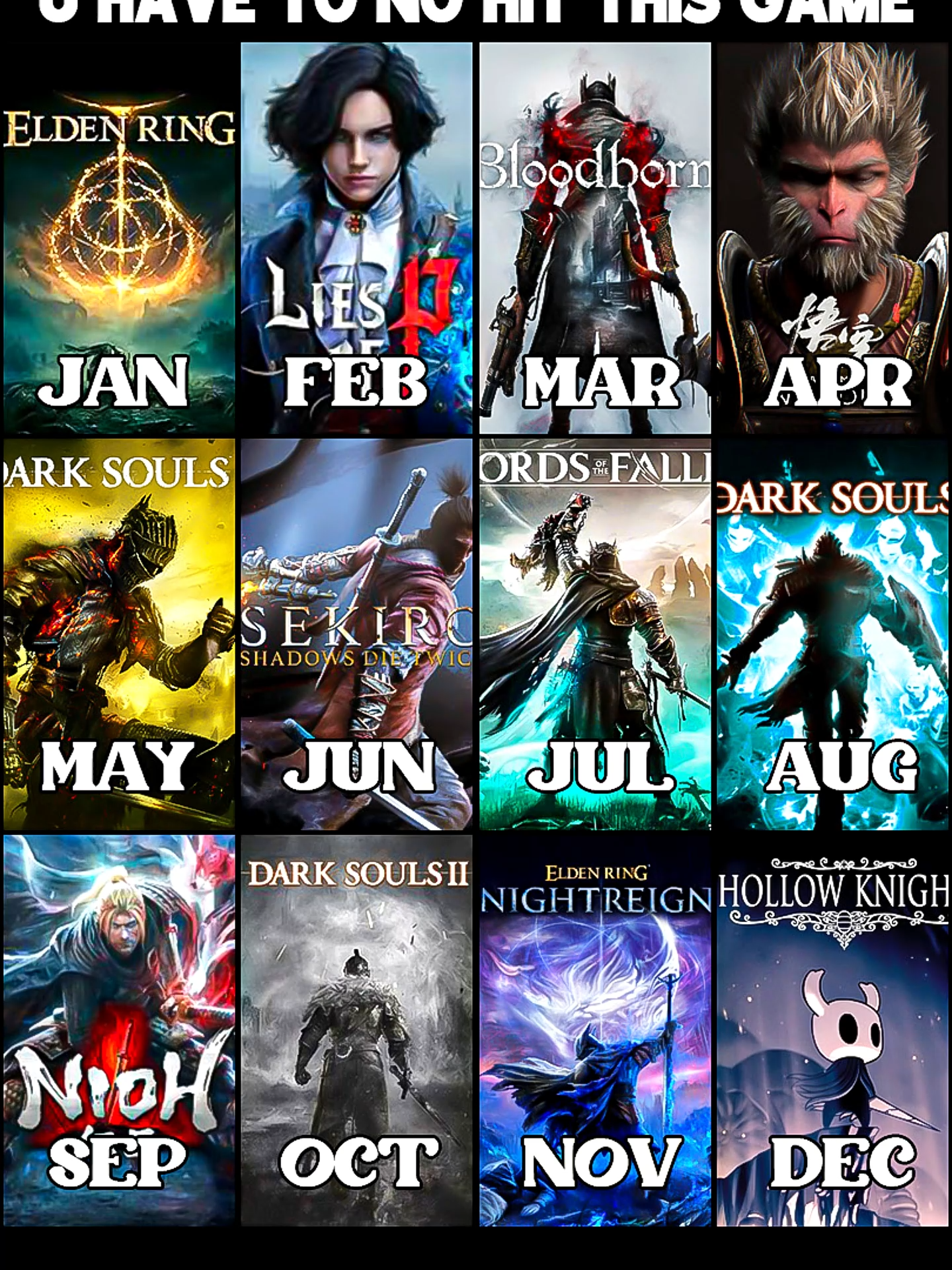UR Month U Have to no hit this Game