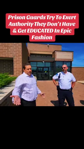 Part 2-Prison Guards Try To Exert Authority They Don’t Have & Get EDUCATED In Epic Fashion#audit #cops #police #fyp #foryou 