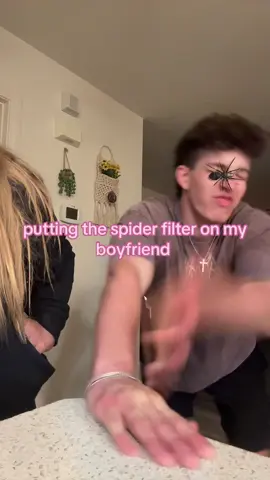 he was PISSSED after this … 😂 - - - #prank #relatable #fyp #viral #trending #spider #repost 