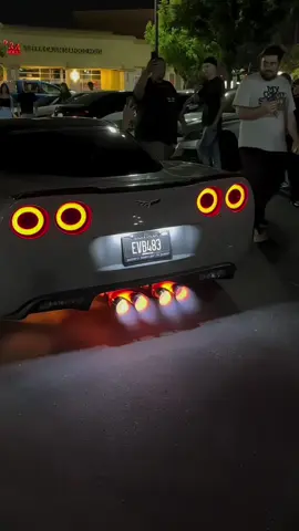 This Stage 2 Corvette don’t purr — it ROARS and spits FLAMES like it’s mad at the pavement. If your exhaust ain’t a fire hazard… you’re not built like this. that exhaust is heated as f**k #Stage2Corvette #FireSpittingVette #LoudAF #CorvetteMadness #NoChillExhaust #MuscleCarMayhem #VetteLife             