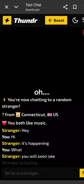 I was trying to do something New and I decided to use thundr on goggle and ummm  _ #google #strangers #chat  #connecticut #idk #hummm  #nothingbeatsajet2holiday #?? 