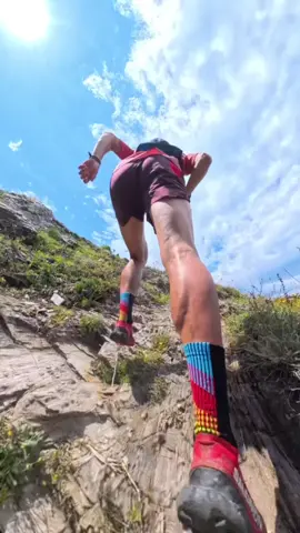 Where the trail hits different. #Running #run #runtok #runningshoes #salomon #trailrunning #mountains #shoe #Summer #athlete #training 