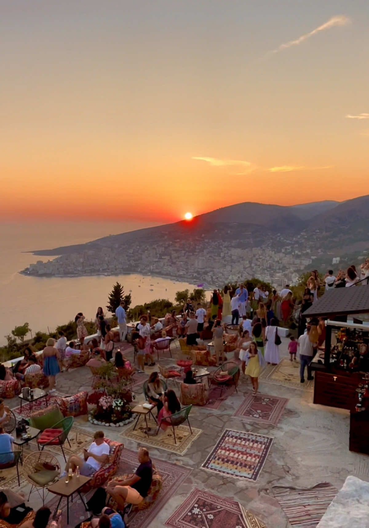 Lekuresi Castle, Albania 🇦🇱🌅 #albania #sunset #saranda #sarande #lekuresicastle 