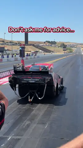 But really… it’ll solve almost any problem… #dragracing #nhra #problemsolved 