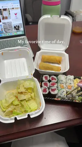 Any time of day that includes sushi is my fav actually 