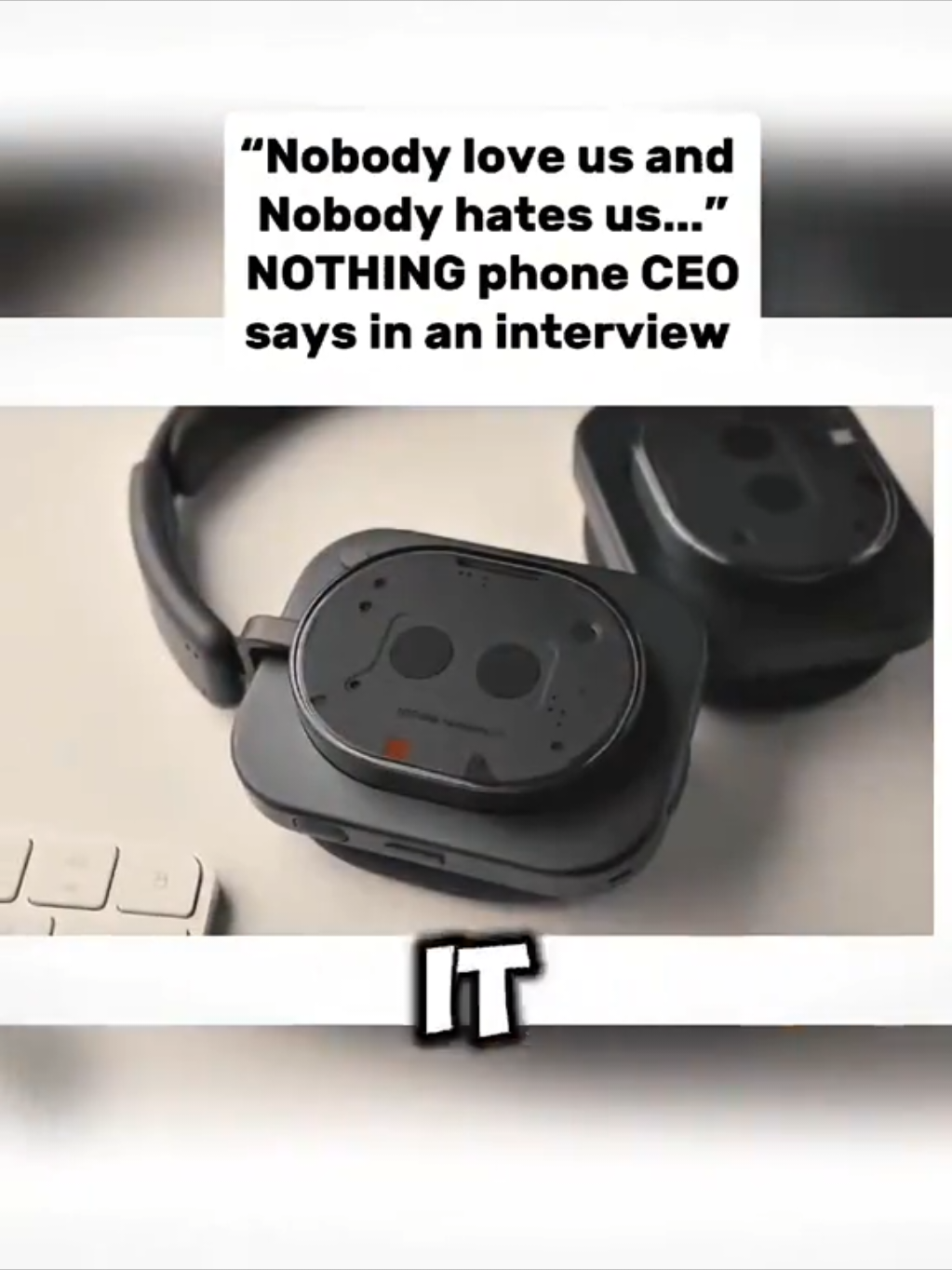 CEO of #nothing phone.