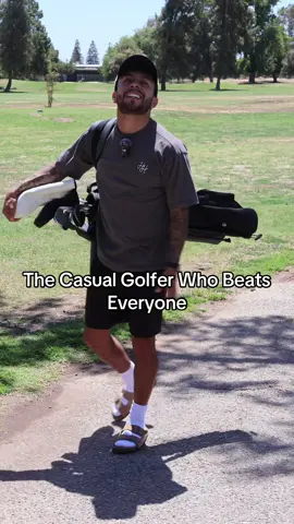 Where my barefoot golfers at?  #golf #pga #bogeywogeyboys #topgolf #trickshot #golftiktok #fyp #funny #golftok 