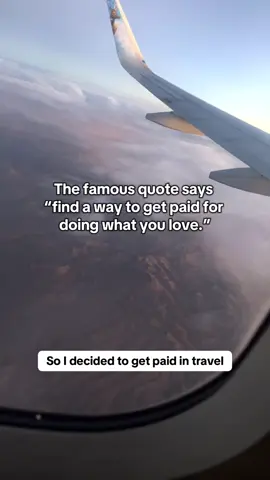 Going forward let’s do more of what we love while getting paid!!  #dreamlife #ambition #travelmore #blackgirlstraveltoo #traveltok 