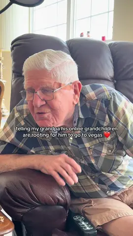 the ending has me sobbing 😭🥹❤️ we love you all so much!!  @Green Bay Packers he hopes to wear his jersey there!! 💚💛 #foryoupage #foryou #CapCut #fypシ #viral #grandpa #hilton #grandpajerry #vacations #memory #Love #family #fanilytrip #birthday #support #lasvegas #vegas #pov #blowthisup #viralvideo #airline #gofundme #birthdaygirl #sad #emotional #cute #alone #cry #wynnlasvegas #hotel #airport #airline 