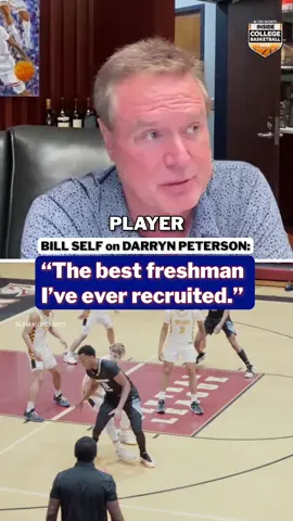 Bill Self with some high praise for incoming freshman Darryn Peterson 🔥