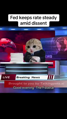 Breaking news fed leaves rates unchanged #news #finance #fintok #markets #trump #powell 