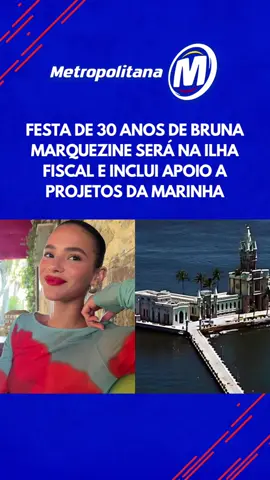 Bruna Marquezine está preparando uma comemoração de aniversário que promete dar o que falar. A atriz vai celebrar seus 30 anos, no próximo dia 15 de agosto, com uma festa na histórica Ilha Fiscal, no Rio de Janeiro — local que ficou marcado por sediar o “Último Baile do Império” antes da Proclamação da República. A assessoria de Bruna confirmou ao gshow que o evento será realizado no local, que é administrado pela Diretoria do Patrimônio Histórico e Documentação da Marinha (DPHDM).  ➡️ Confira mais detalhes e outras notícias clicando no link do nosso site na bio! #entretênews #tiktoknoticias 