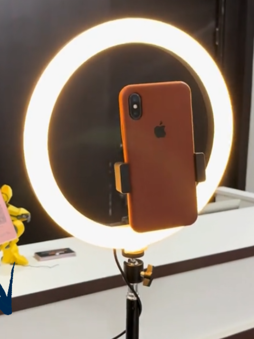 Ring Light Iluminador 26CM 10 Polegadas Com Tripé De 2.10 Metro #tiktokshop #tiktokshopbrasil #ring #EnergiKuatTiapLangkah #ringlight 