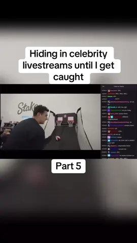 Hiding in celebrity livestreams until I get caught. #fyp #viral #airrackvideos 