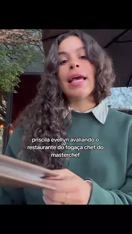 priscila evellyn no restaurante do fogaça, chefe do masterchef!  #masterchef #priscilaevellyn #fogaça #restaurante 