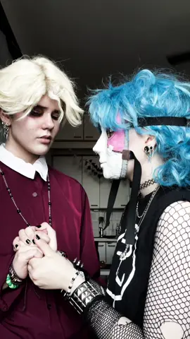 Forced ny bf to cosplay salvis w me and like his acting omggg🔥🔥 Travis: @topias *☆🔭  #sallyface #travisphelps #salfisher #sallyfacecosplay #travisphelpscosplay 
