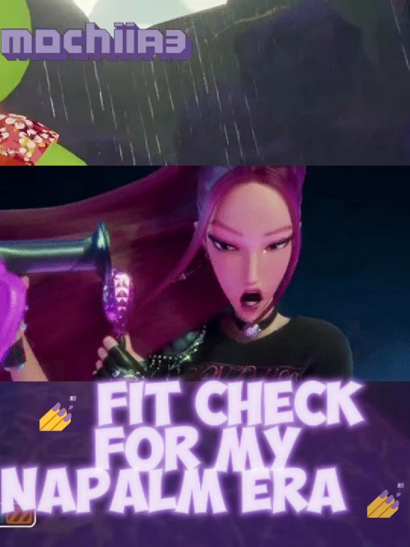 Fit check for my napalm era 💅💅#thetaverncrew #taverncrew #viraltiktok #viralvideo #meme #dontletthisflop #fypシ #fypシ゚viral #viral #fyp #peak #gameplay #kpopdemonhunters #demonhunterskpop #fitcheck #peakgameplay #peakgame #netflix #mirahuntrix #huntrix #sajaboys #sodapop