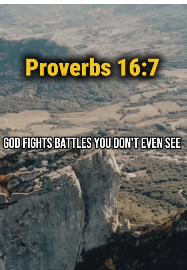 Proverbs 16:7, When a man’s ways please the Lord, He makes even his enemies to be at peace with him. #proverbs167 #bibleverse #christianmotivation #biblequotes #christiantiktok 