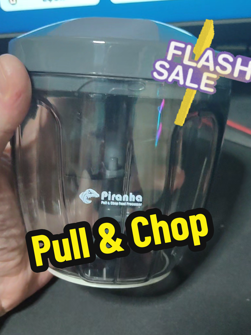 Pull & Chop Jumbo Food Processor from Piranha #kitchengadgets #yellowbasket 